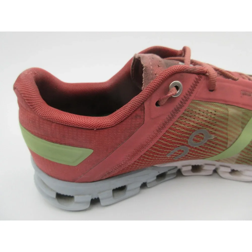On Running Cloudsurfer Shoes Womens Size 11 Pink Green CloudTec Athletic